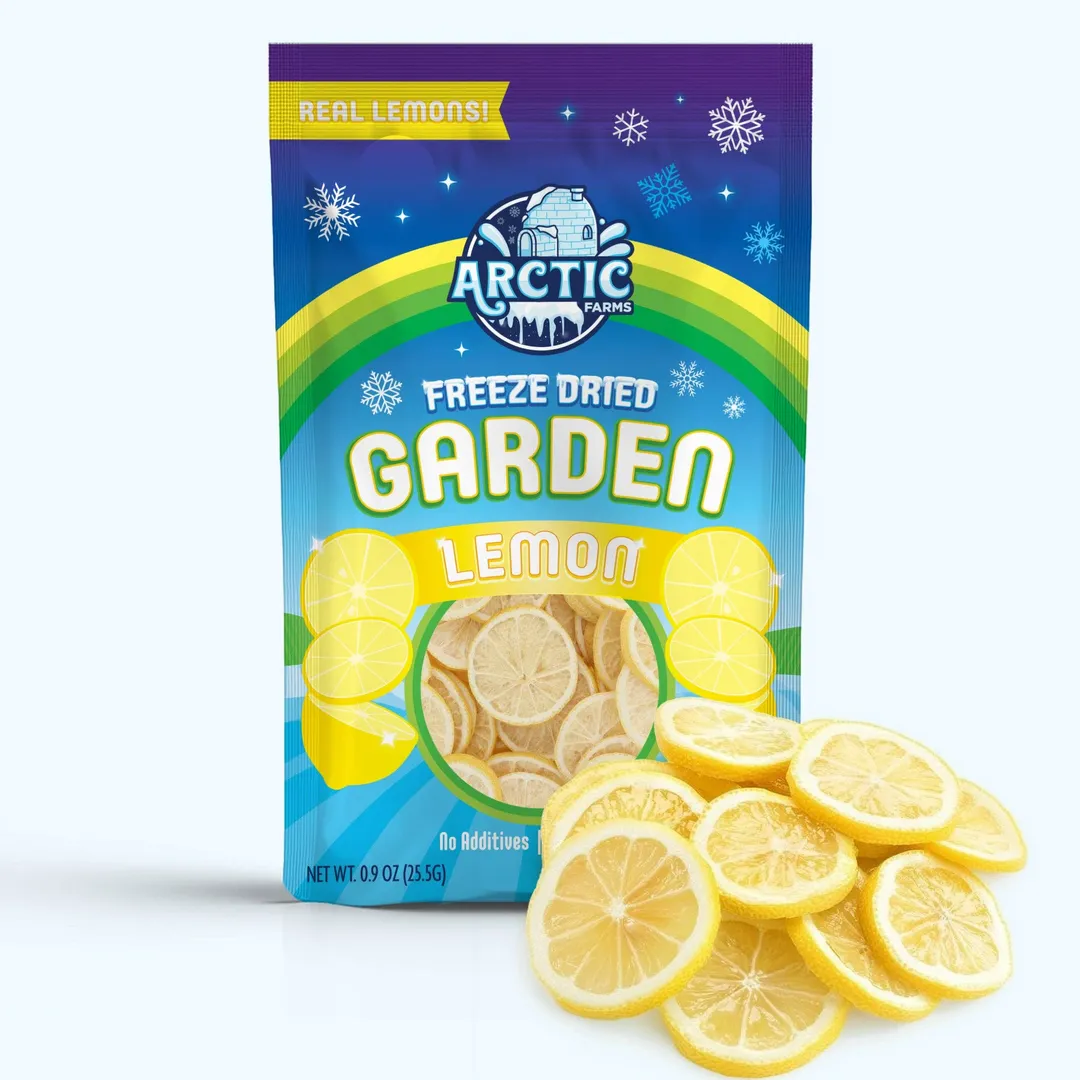 Freeze Dried Lemon Slices (100% Real Fruit) (Small Bag)