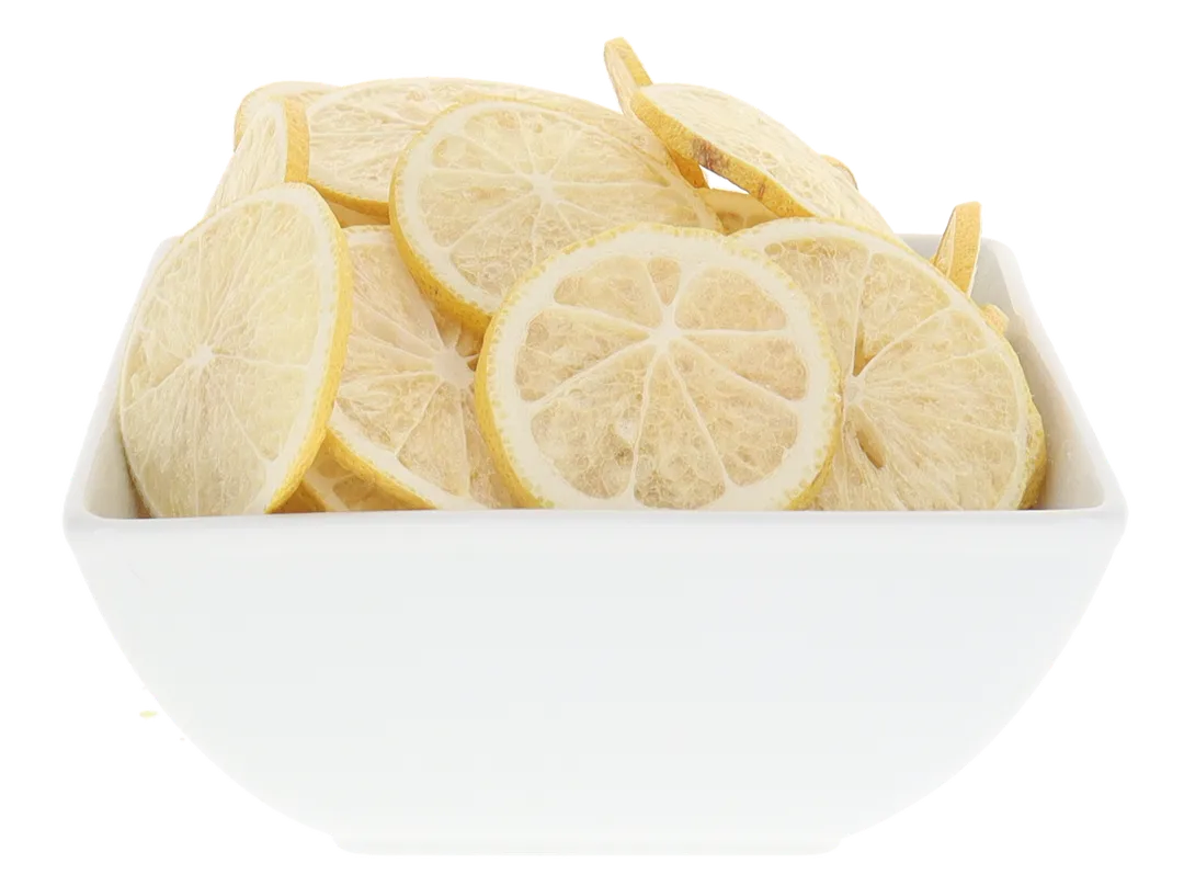 Freeze Dried Lemon Slices (100% Real Fruit) (Large Bag)