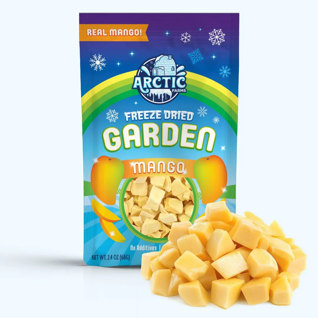 Freeze Dried Mango (100% Real Fruit) (Large Bag)