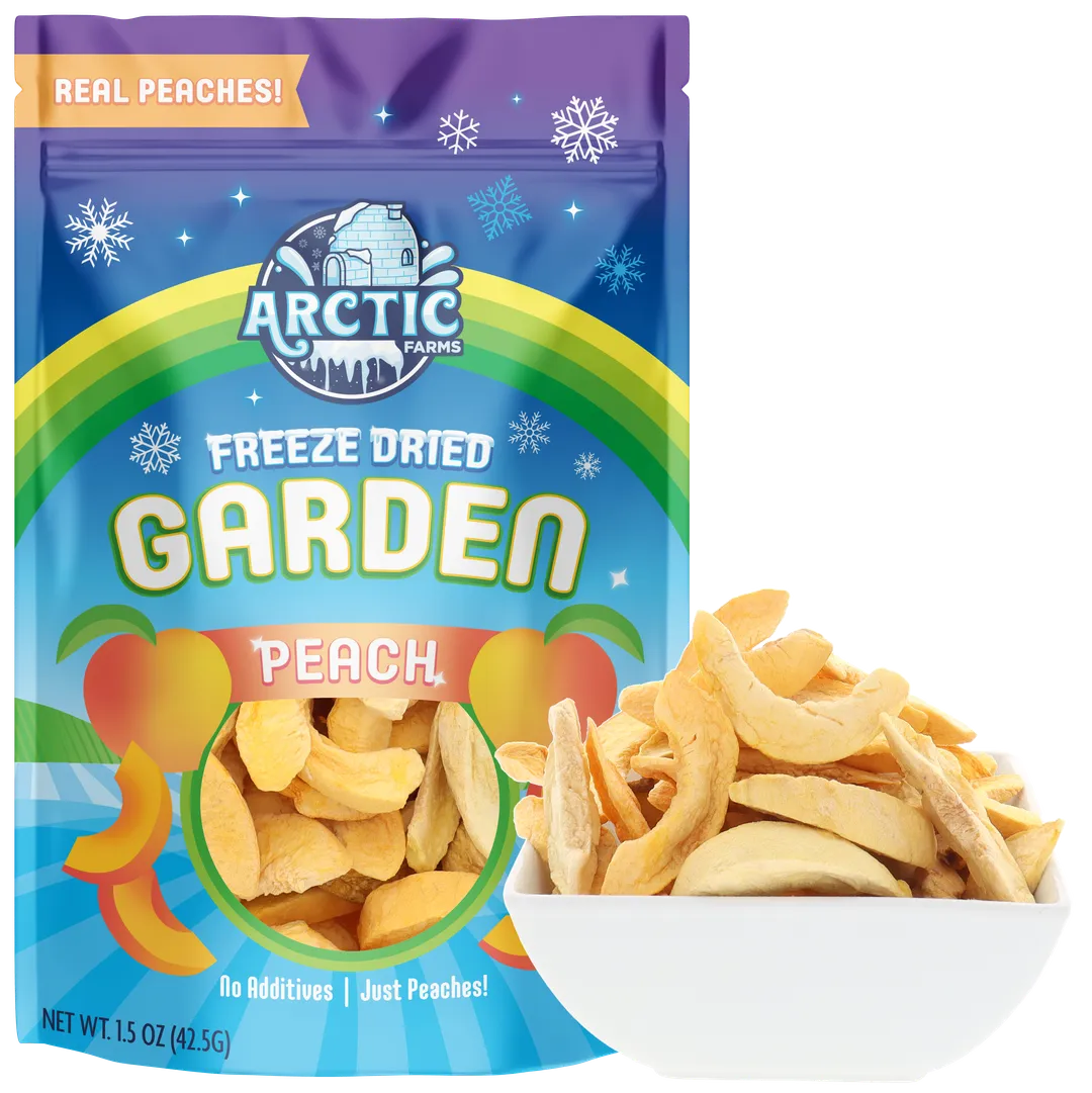 Freeze Dried Peach (100% Real Fruit) (Small Bag)