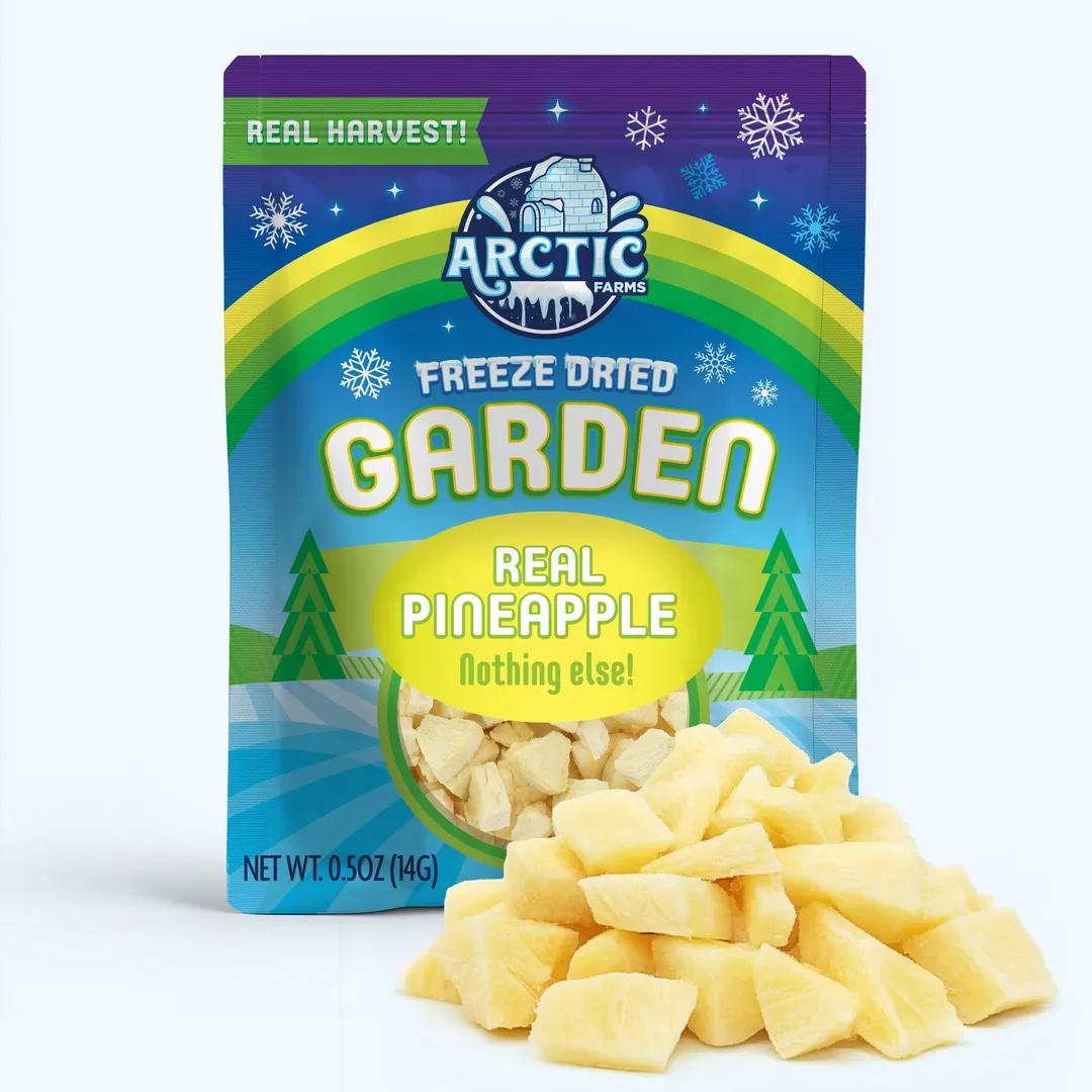 Freeze Dried Pineapple (100% Real Fruit) (Large Bag)