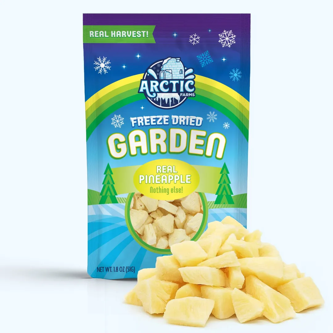 Freeze Dried Pineapple (100% Real Fruit) (Small Bag)