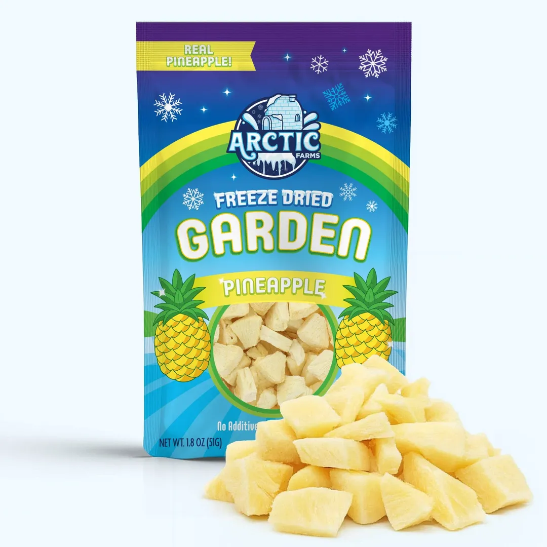 Freeze Dried Pineapple (100% Real Fruit) (Small Bag)