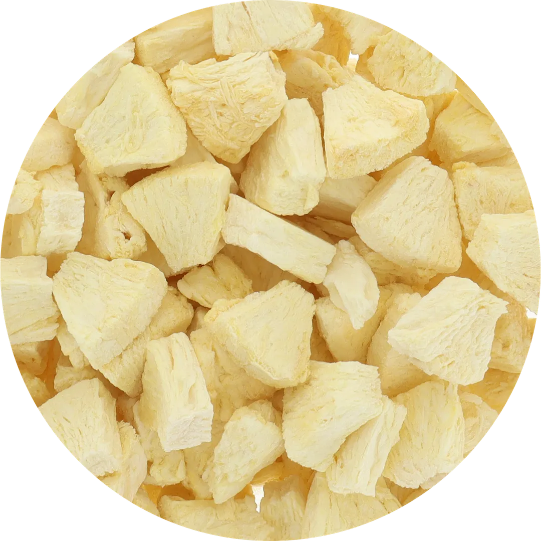 Freeze Dried Pineapple (100% Real Fruit) (Large Bag)