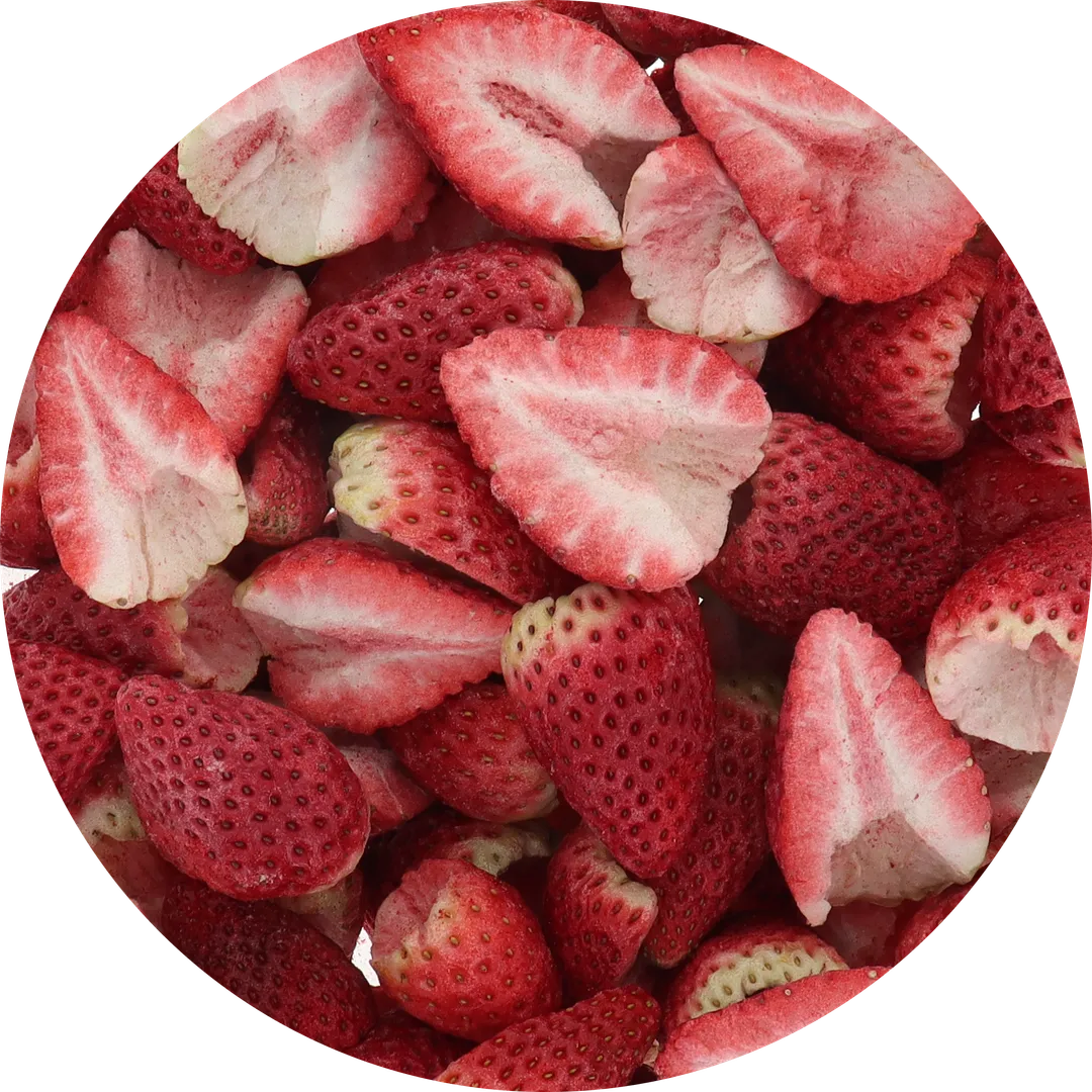 Freeze Dried Strawberry Wholes & Halves (100% Real Fruit) (Small Bag)