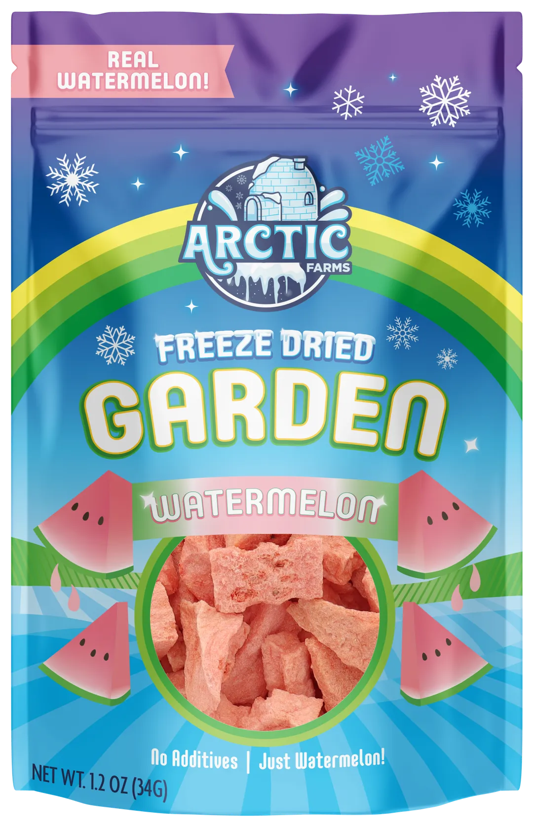 Freeze Dried Watermelon (100% Real Fruit) (Small Bag)