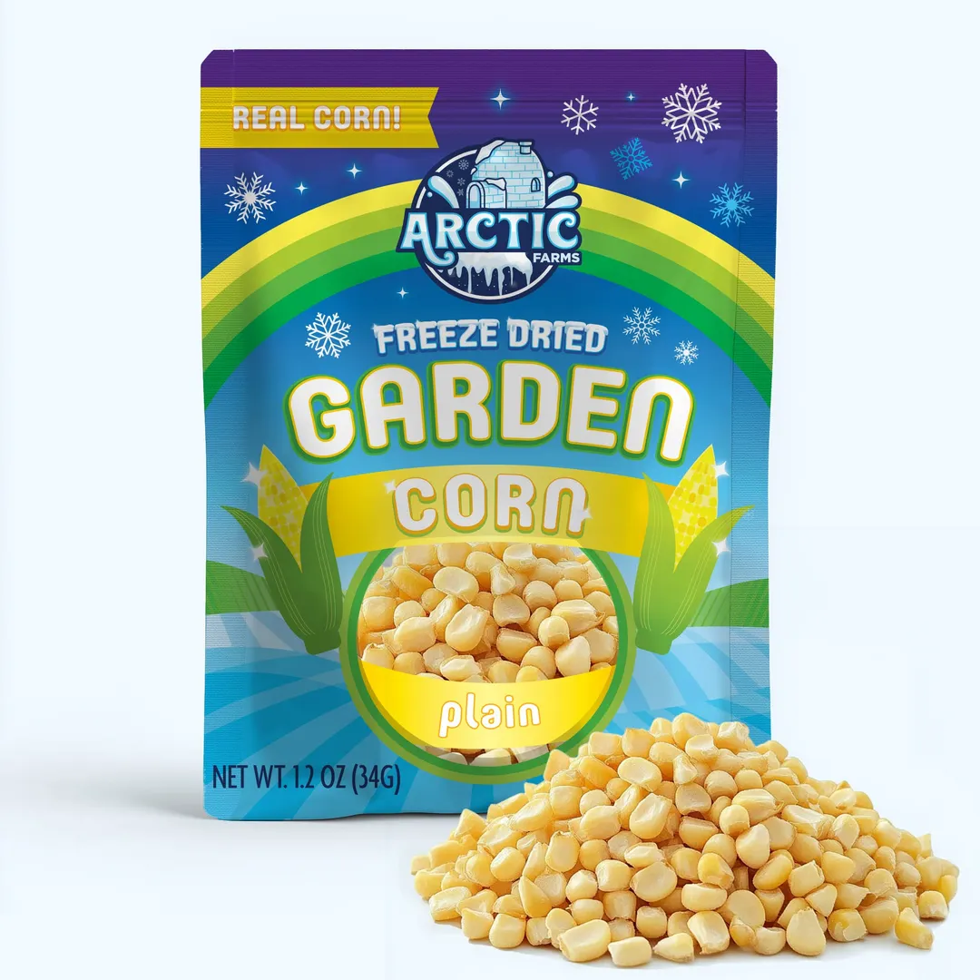 Freeze Dried Corn - Plain (100% Veggie) (Small Bag)