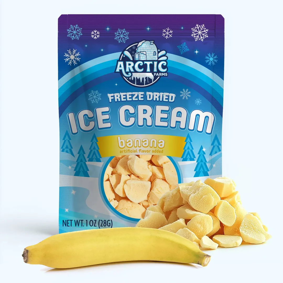 Freeze Dried Ice Cream (Cotton Candy Blue) (Small Bag, 1oz)