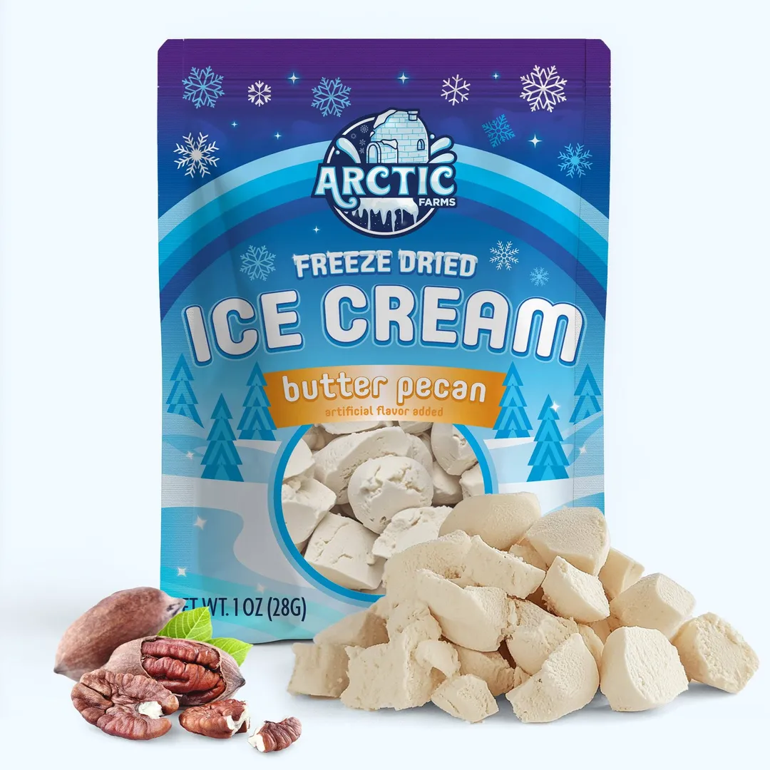Freeze Dried Ice Cream (Cotton Candy Blue) (Small Bag, 1oz)
