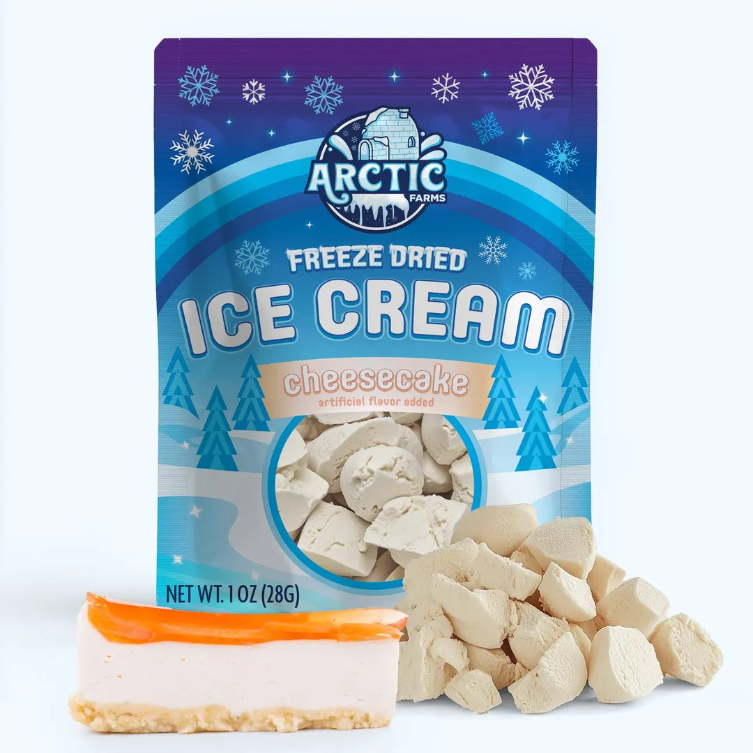 Freeze Dried Ice Cream (Cotton Candy Mix) (Small Bag, 1oz)