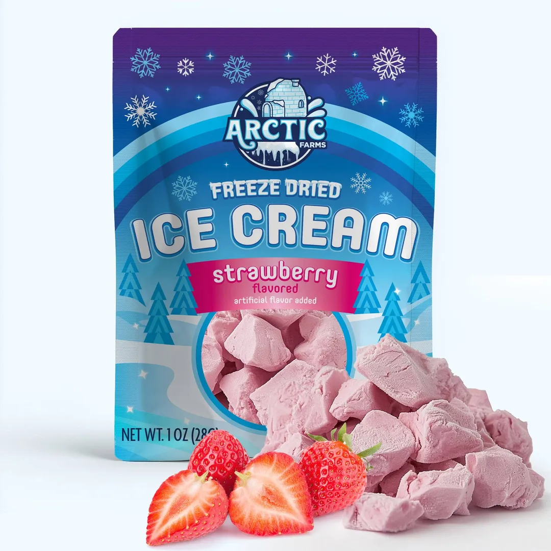 Freeze Dried Ice Cream (Cotton Candy Blue) (Small Bag, 1oz)