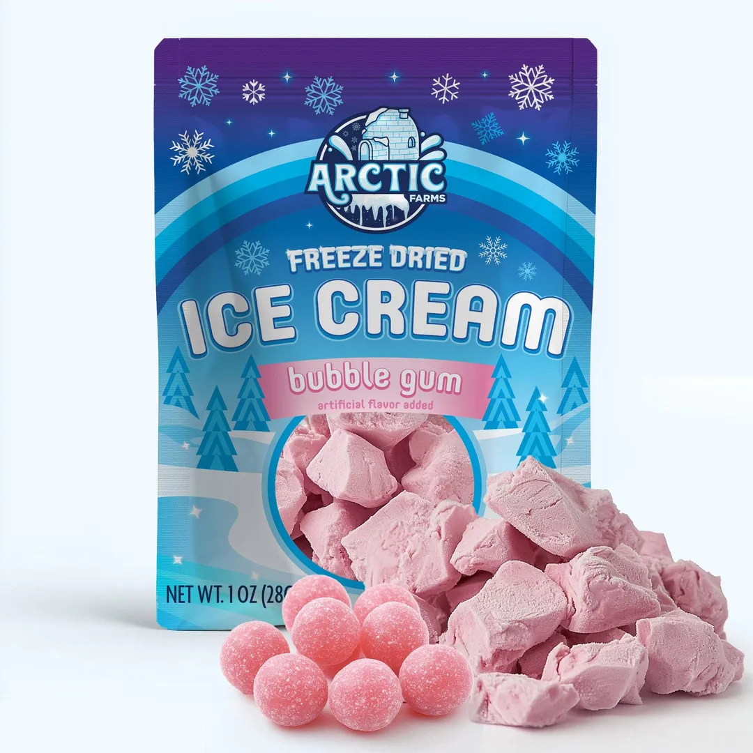 Freeze Dried Ice Cream (Cotton Candy Blue) (Small Bag, 1oz)