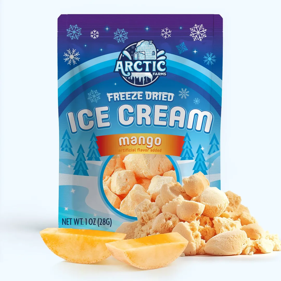 Freeze Dried Ice Cream (Cotton Candy Blue) (Small Bag, 1oz)