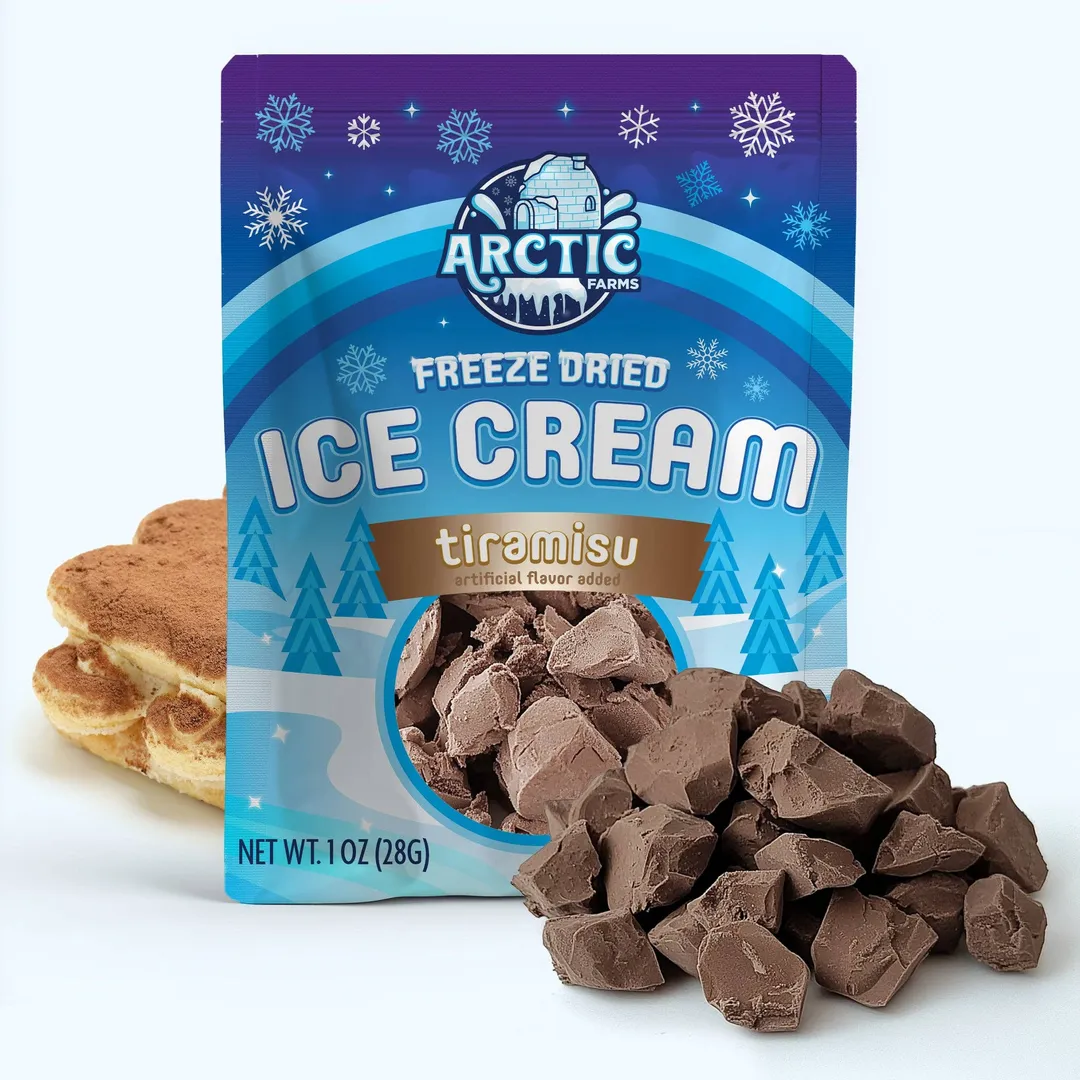 Freeze Dried Ice Cream (Cotton Candy Blue) (Small Bag, 1oz)