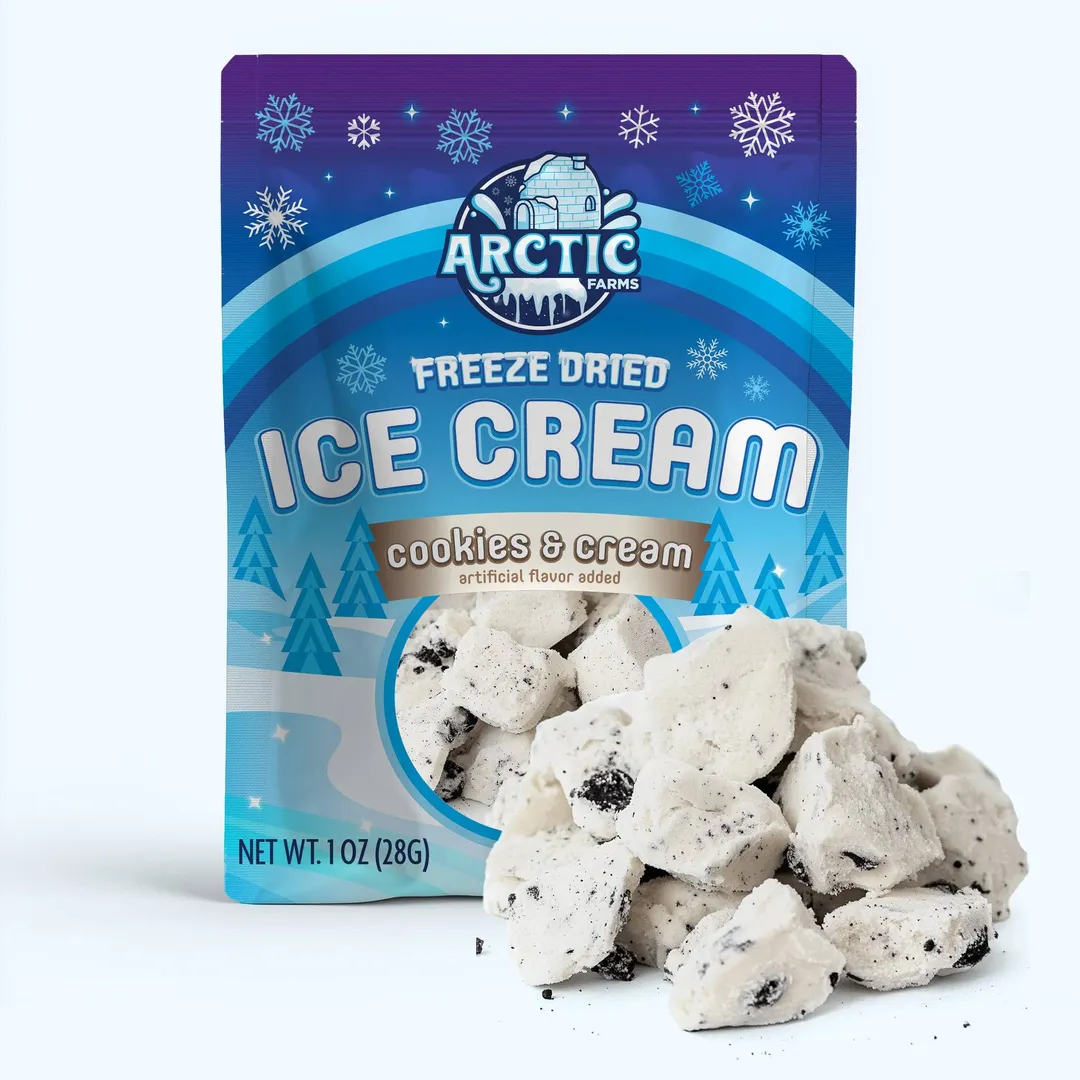 Freeze Dried Ice Cream (Cotton Candy Blue) (Small Bag, 1oz)
