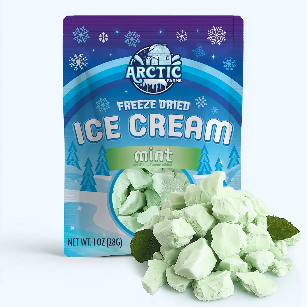 Freeze Dried Ice Cream (Cotton Candy Blue) (Small Bag, 1oz)