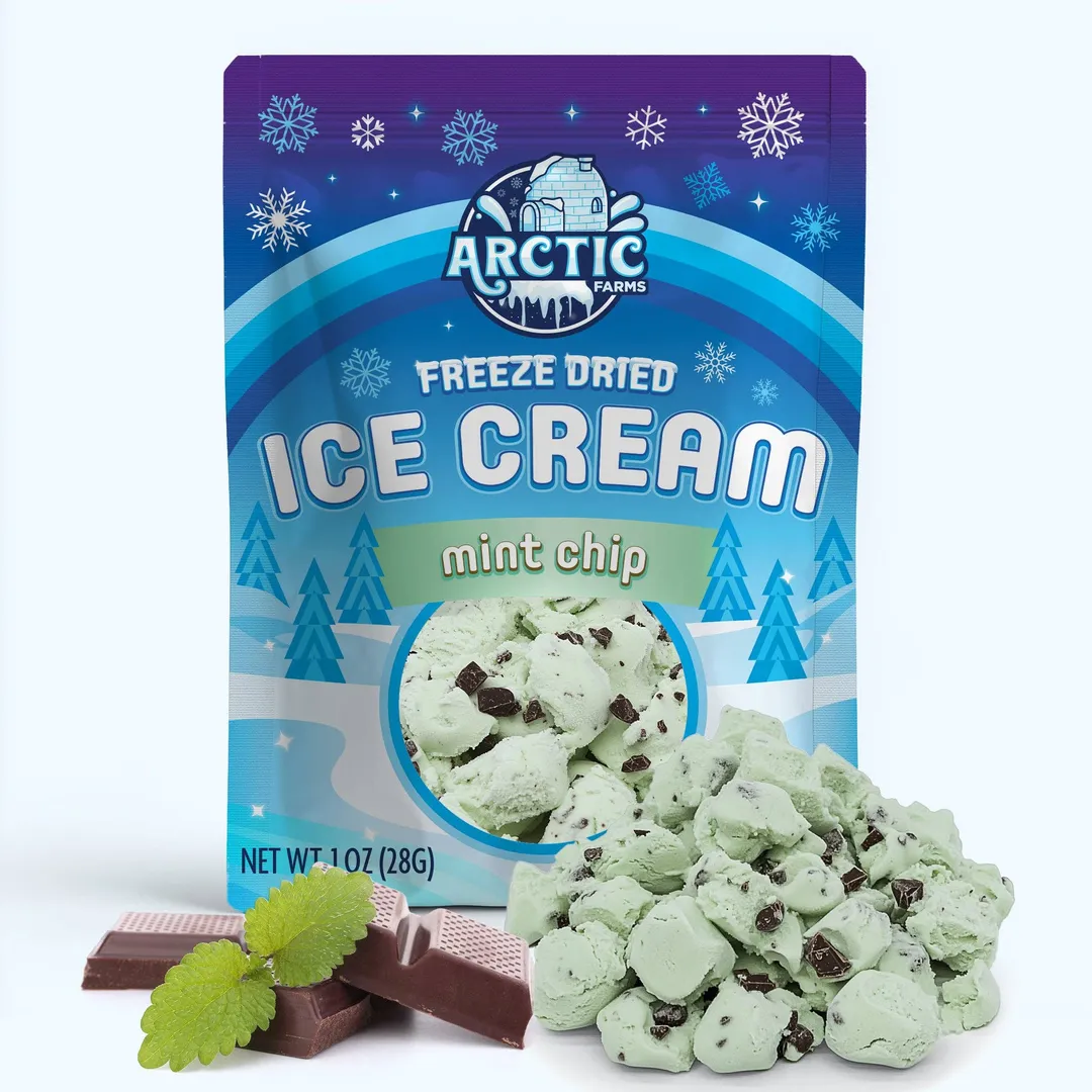 Freeze Dried Ice Cream (Cotton Candy Blue) (Small Bag, 1oz)
