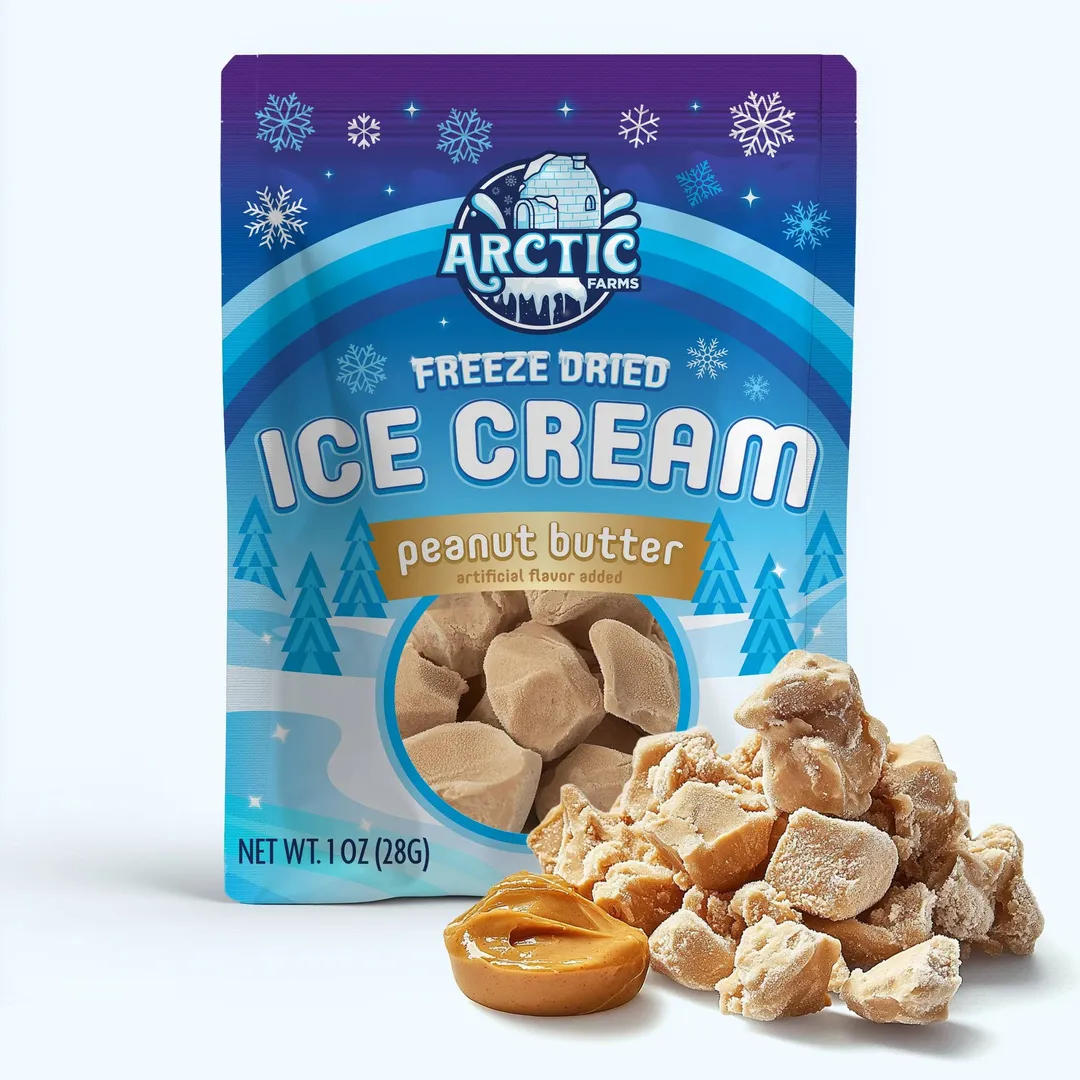 Freeze Dried Ice Cream (Cotton Candy Blue) (Small Bag, 1oz)