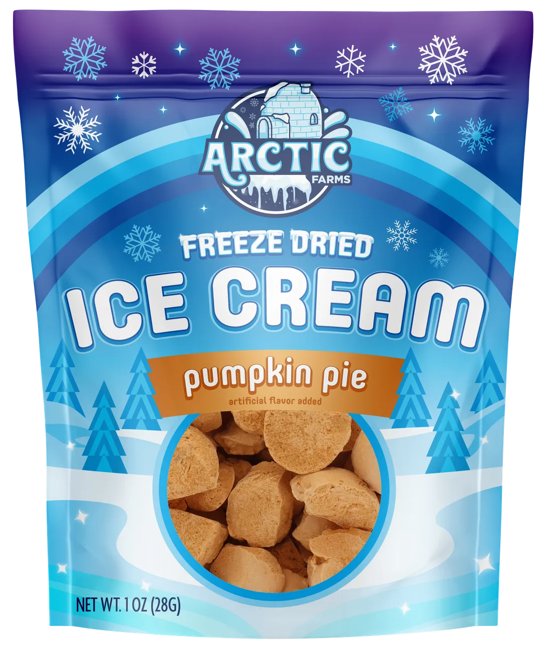 Freeze Dried Ice Cream (Cotton Candy Blue) (Small Bag, 1oz)