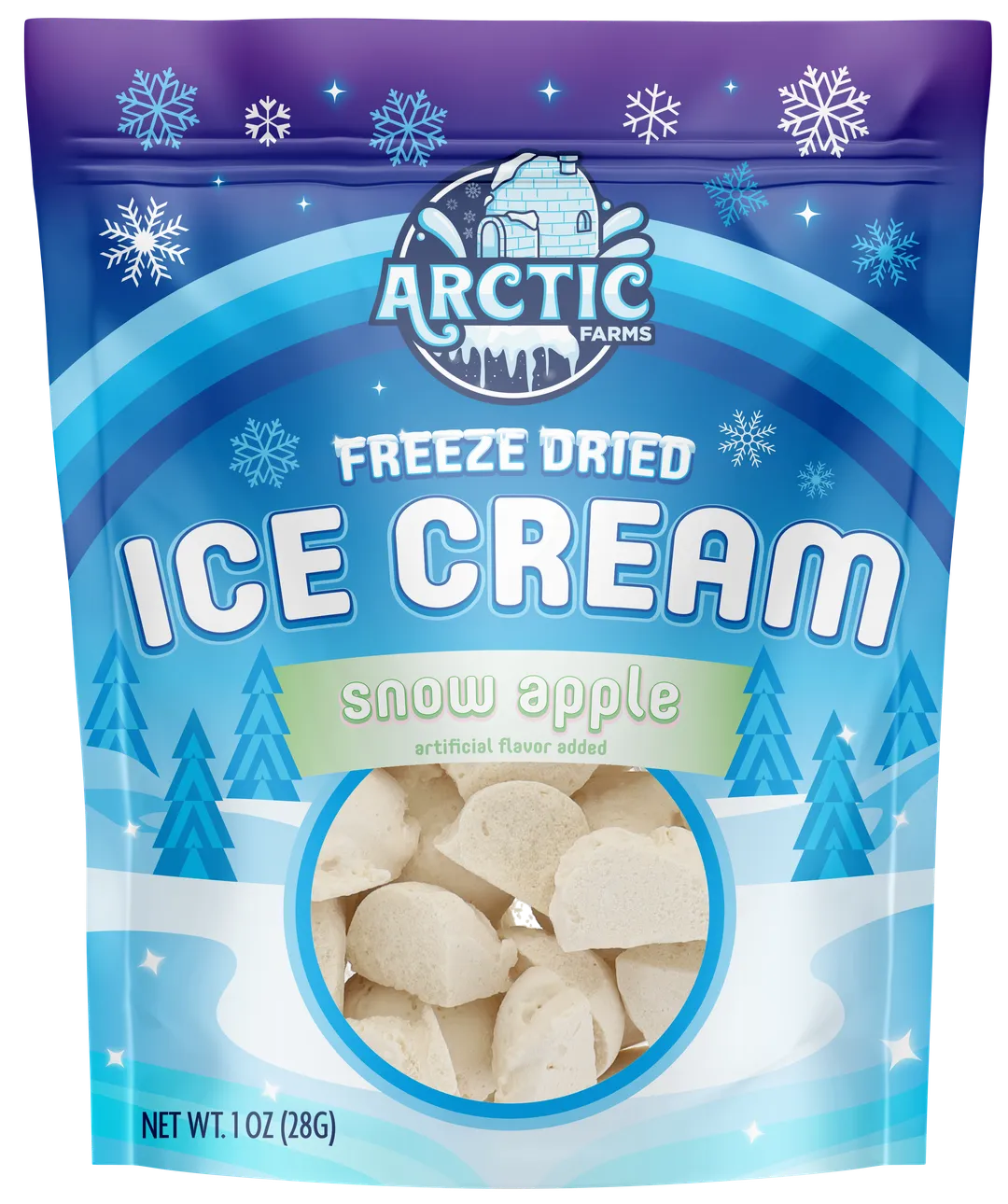 Freeze Dried Ice Cream (Snow Apple) (Small Bag, 1oz)