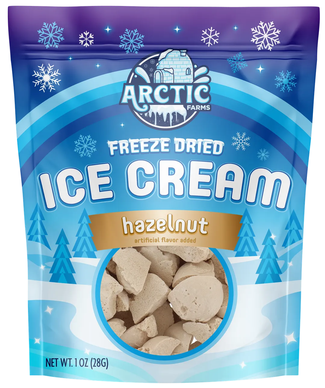 Freeze Dried Ice Cream (Cotton Candy Blue) (Small Bag, 1oz)