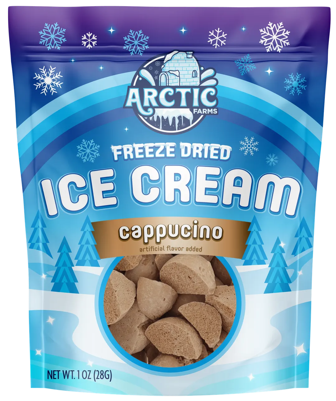 Freeze Dried Ice Cream (Cotton Candy Mix) (Small Bag, 1oz)