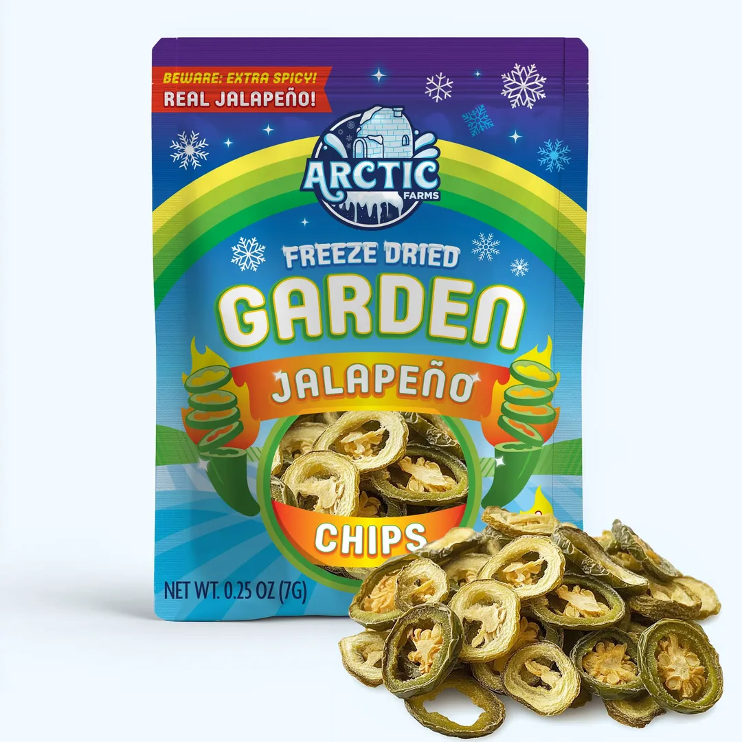 Freeze Dried Jalapeno Chips Chips (Extra Spicy) (Small Bag)