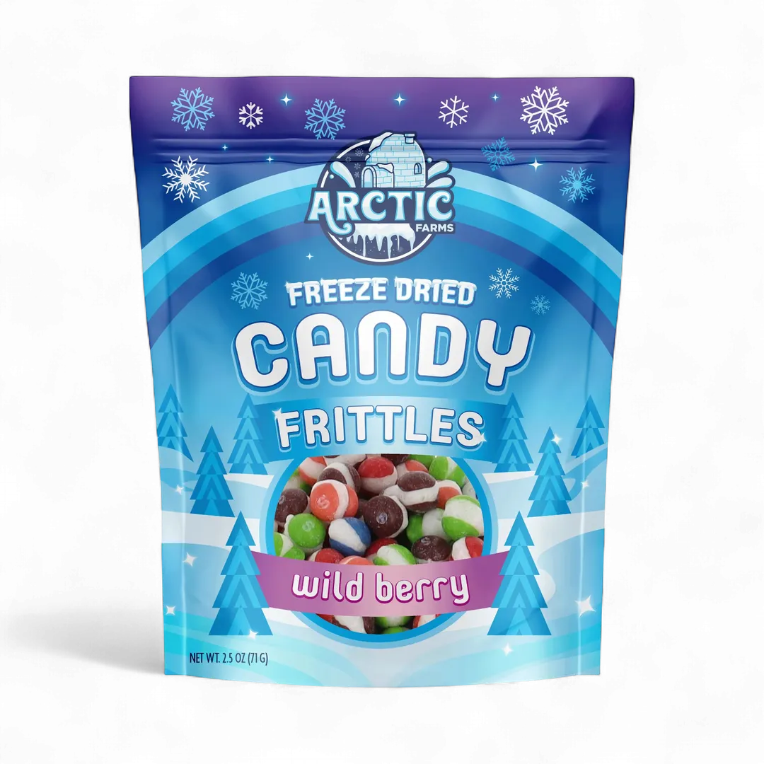 Frittles On-the-Go Crunchy Freeze-Dried Candy for Halloween (Sour)