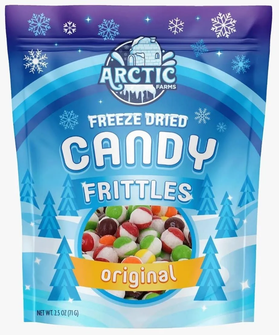 Frittles On-the-Go Crunchy Freeze-Dried Candy for Halloween (Sour)