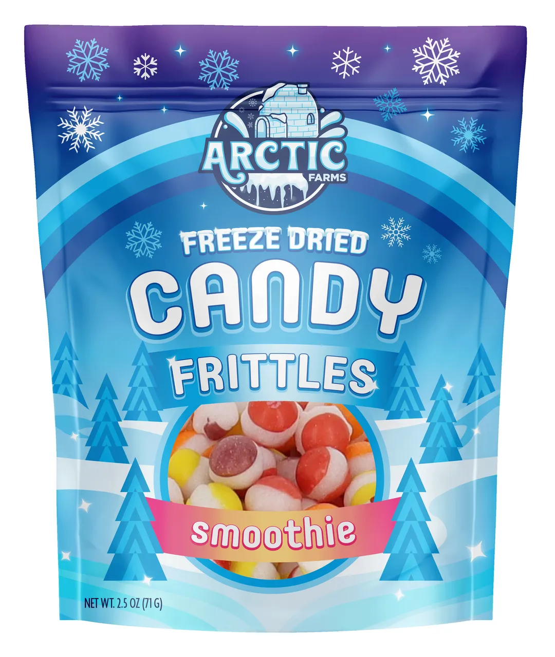 Frittles On-the-Go Crunchy Freeze-Dried Candy for Halloween (Sour)