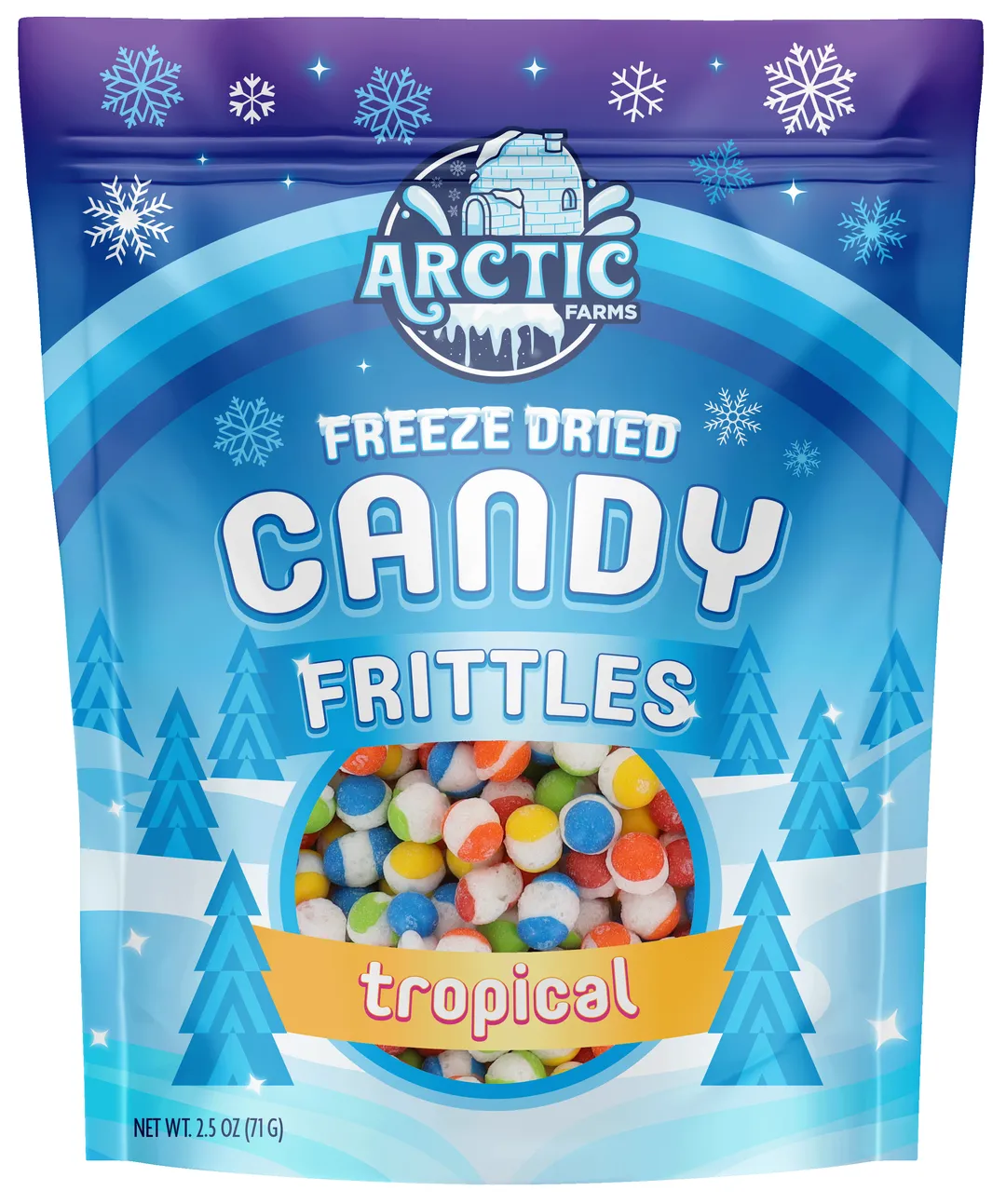 Frittles On-the-Go Crunchy Freeze-Dried Candy for Halloween (Sour)
