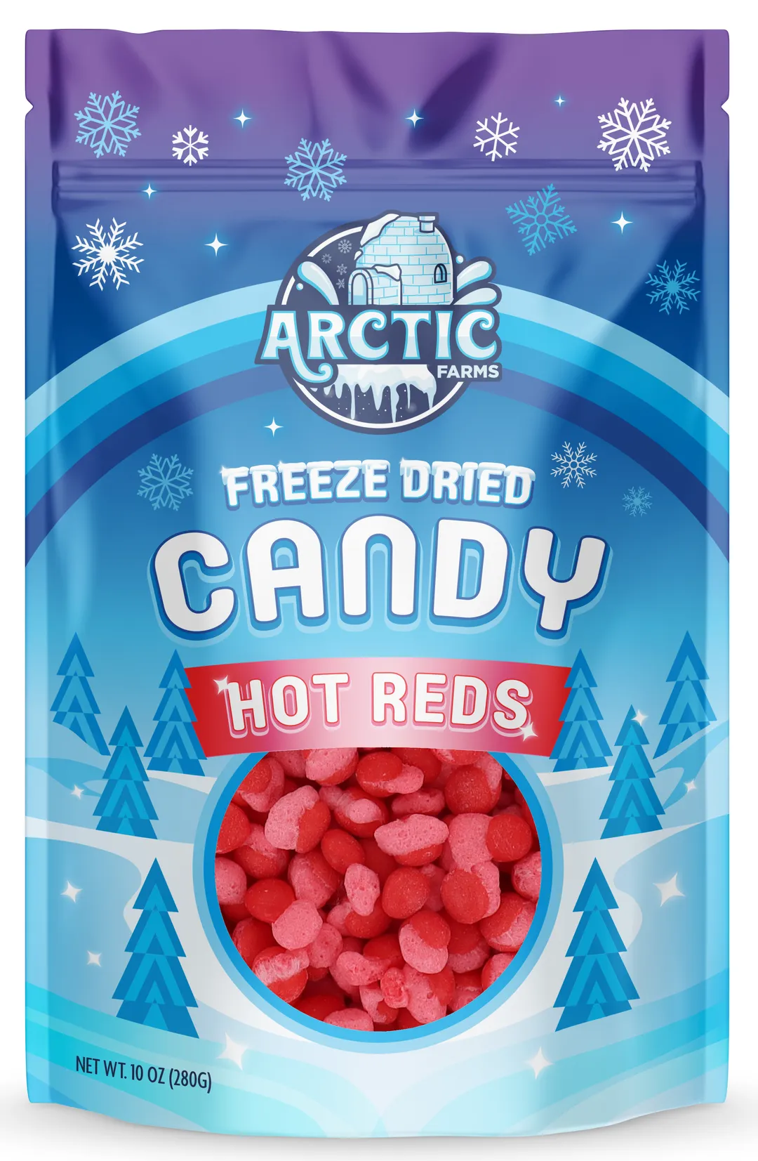 Hot Reds On-the-Go Crunchy Freeze-Dried Candy for Halloween