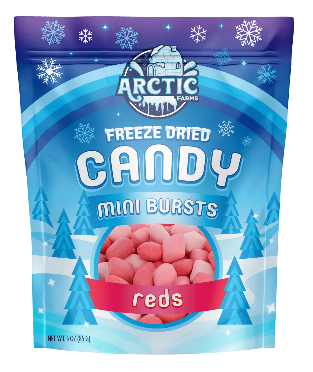 Mini Burst Pillows Freeze Dried Crunchy Candy for Halloween
