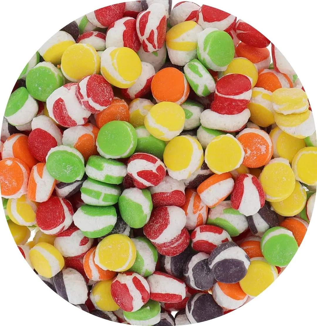 Spree Burgers Freeze Dried Crunchy Candy for Halloween (Large Bag, 6oz)