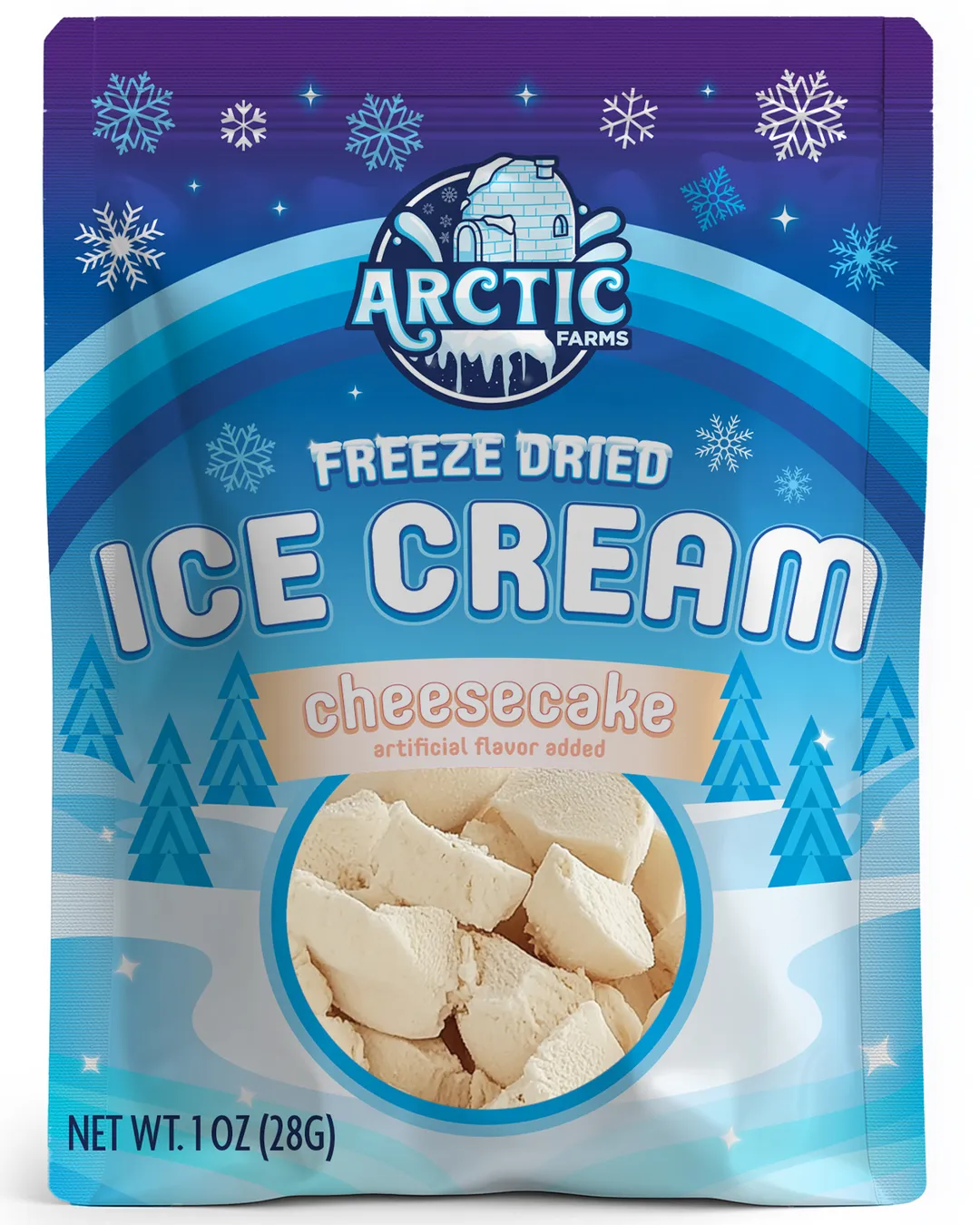 Freeze Dried Ice Cream (Cheescake) (Small Bag, 1oz)