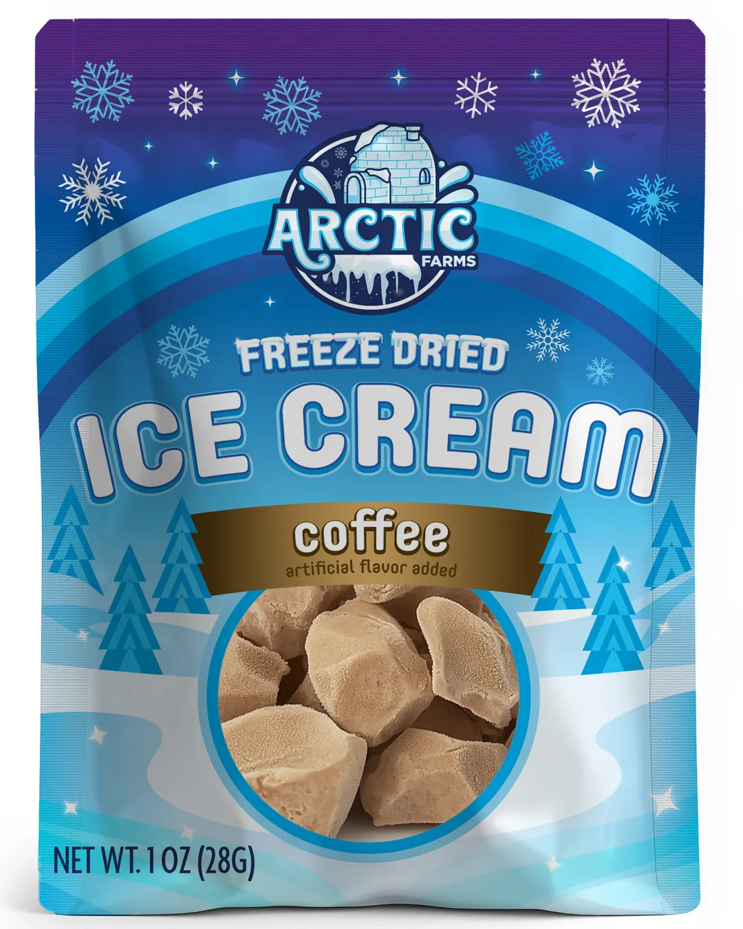 Freeze Dried Ice Cream (Coffee) (Small Bag, 1oz)