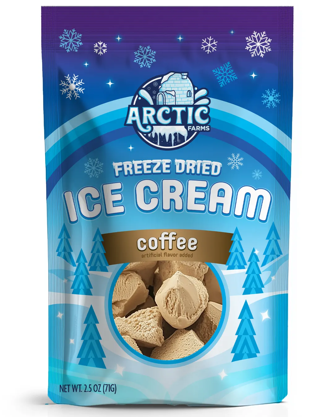 Freeze Dried Ice Cream (Coffee) (Large Bag, 2.5oz)