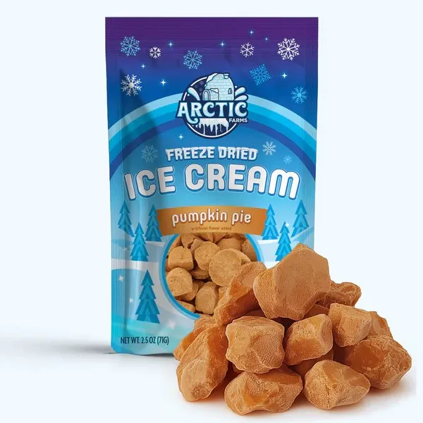 Freeze Dried Ice Cream (Pumpkin Pie) (Large Bag, 2.5oz)