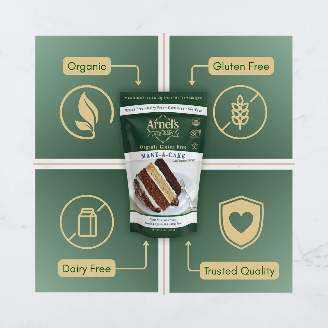 Organic Gluten Free Make-A-Cake Flour