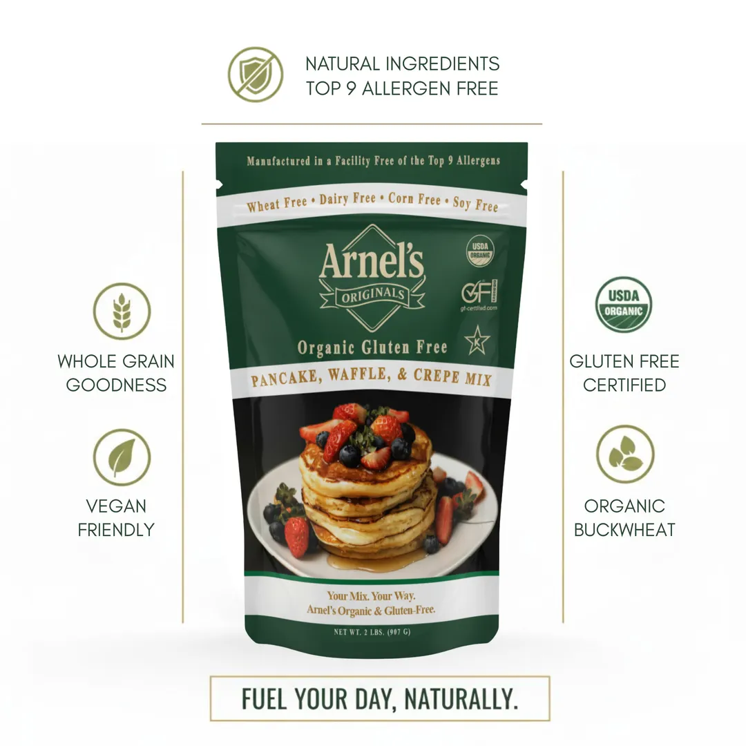 Organic Gluten Free Pancake Waffle Mix