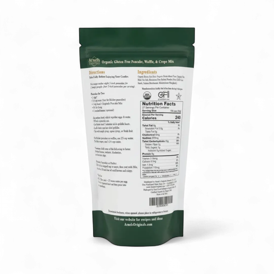 Organic Gluten Free Pancake Waffle Mix