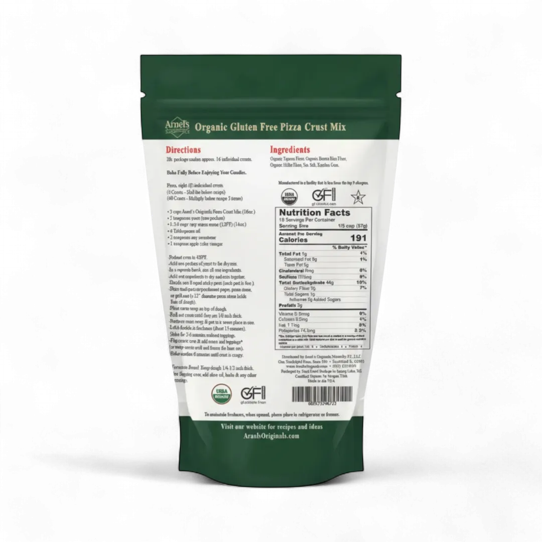 Organic Gluten Free Pizza Crust Mix