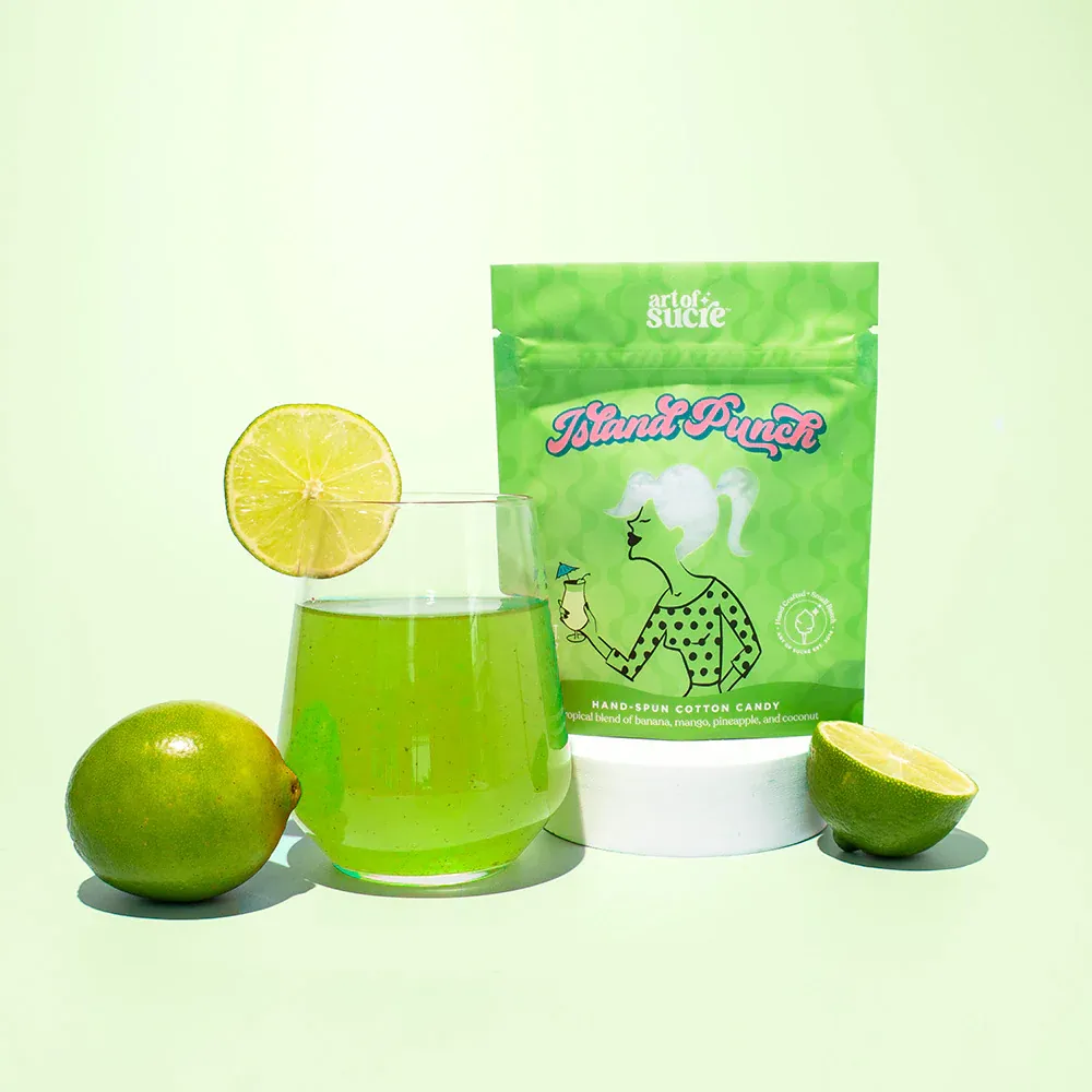 Island Punch Flavored Gourmet Cotton Candy