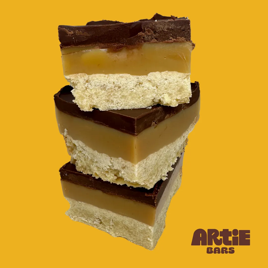Artie Bars Gluten Free Millionaire Shortbread Cookie Bar