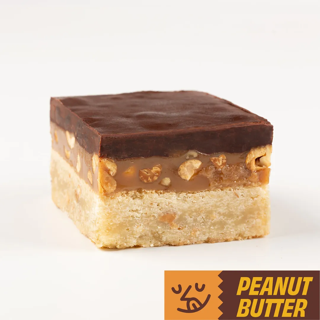 Peanut Butter Artie Bars Millionaire Shortbread Cookie Bar