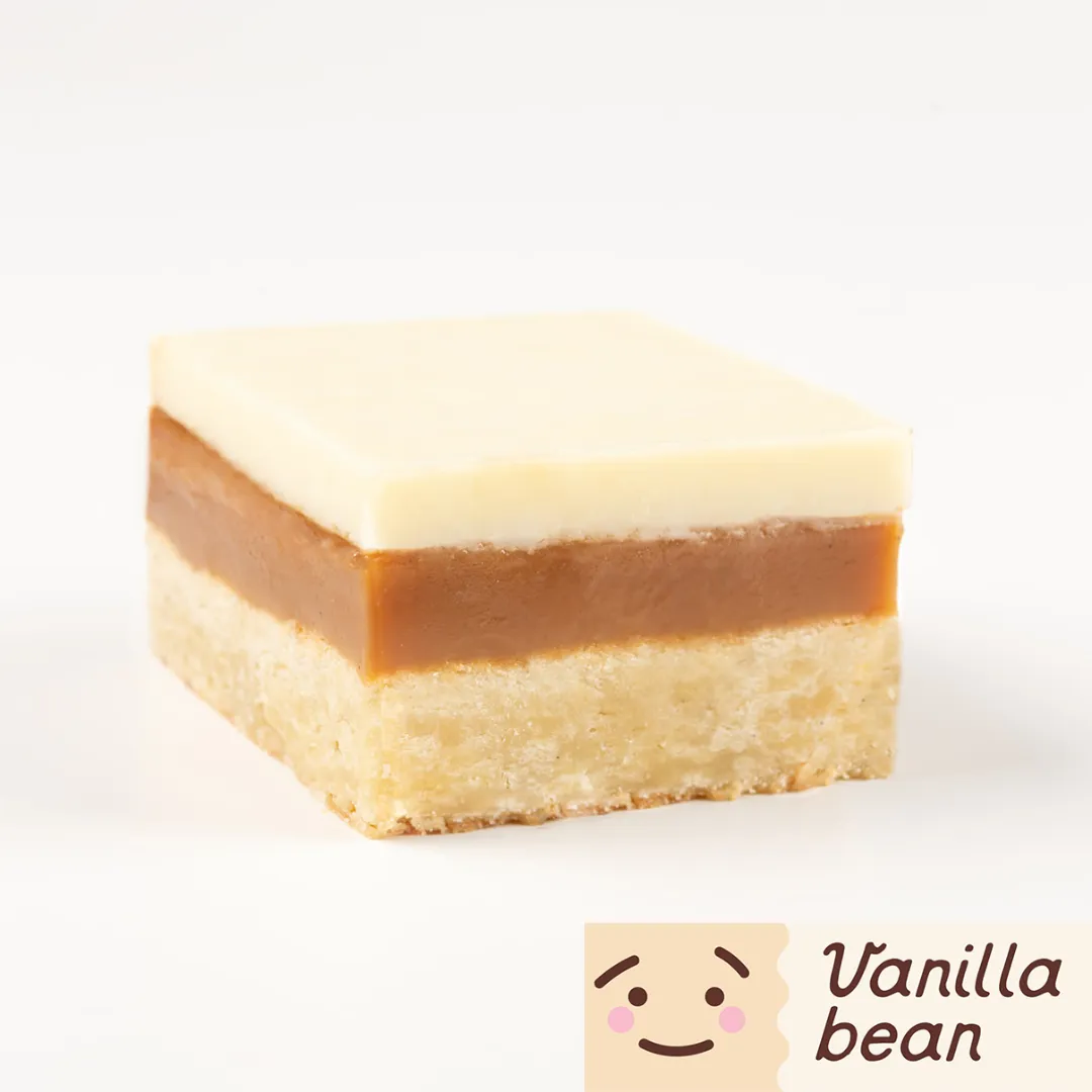 Vanilla Bean Artie Bars Millionaire Shortbread Cookie Bar