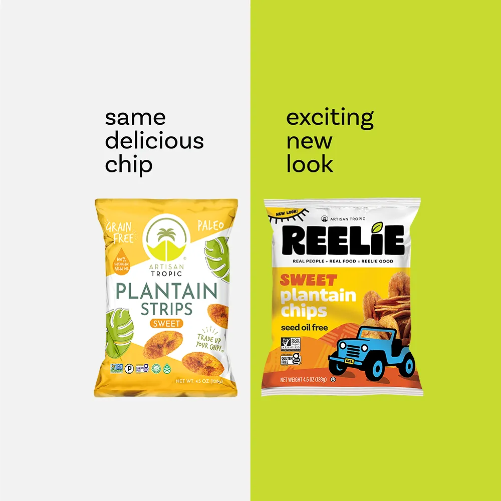 4.5 oz Plantain Chips: Naturally Sweet