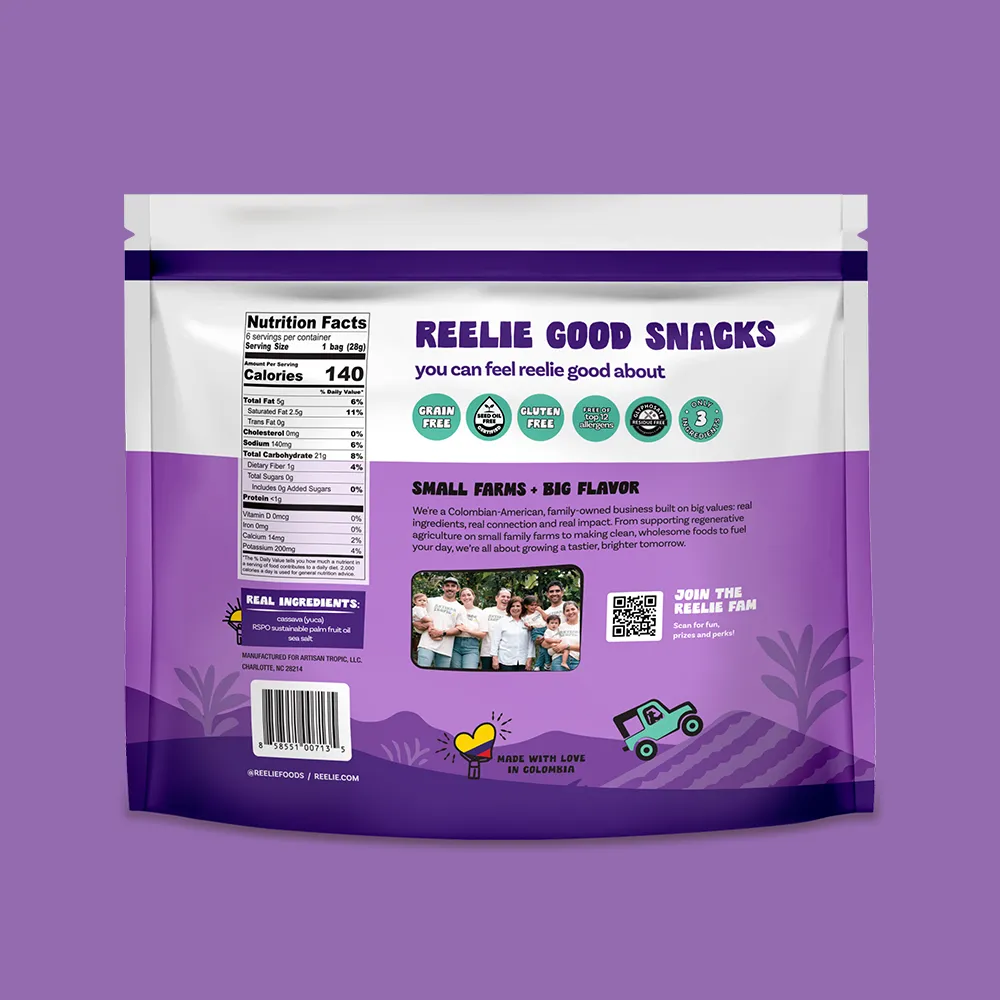 1 oz Cassava Chips: Sea Salt (Multipack 6 Units)