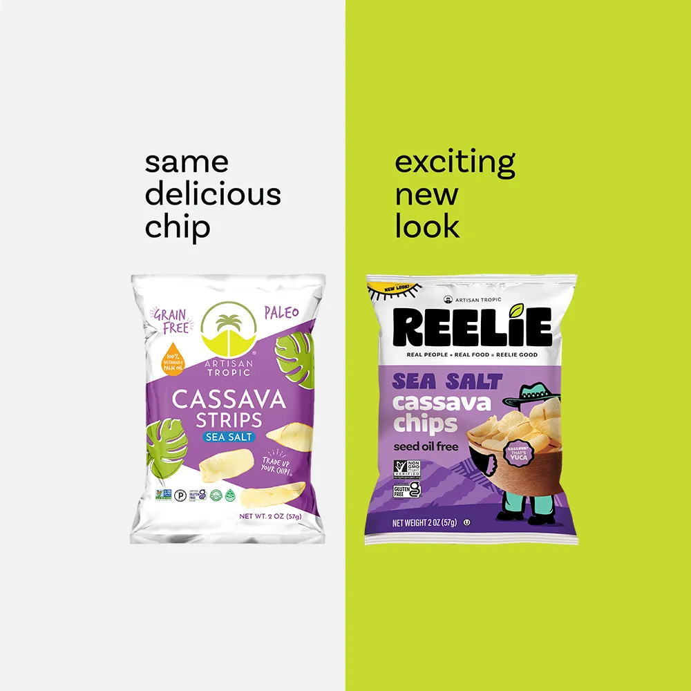 2 oz Cassava Chips: Sea Salt