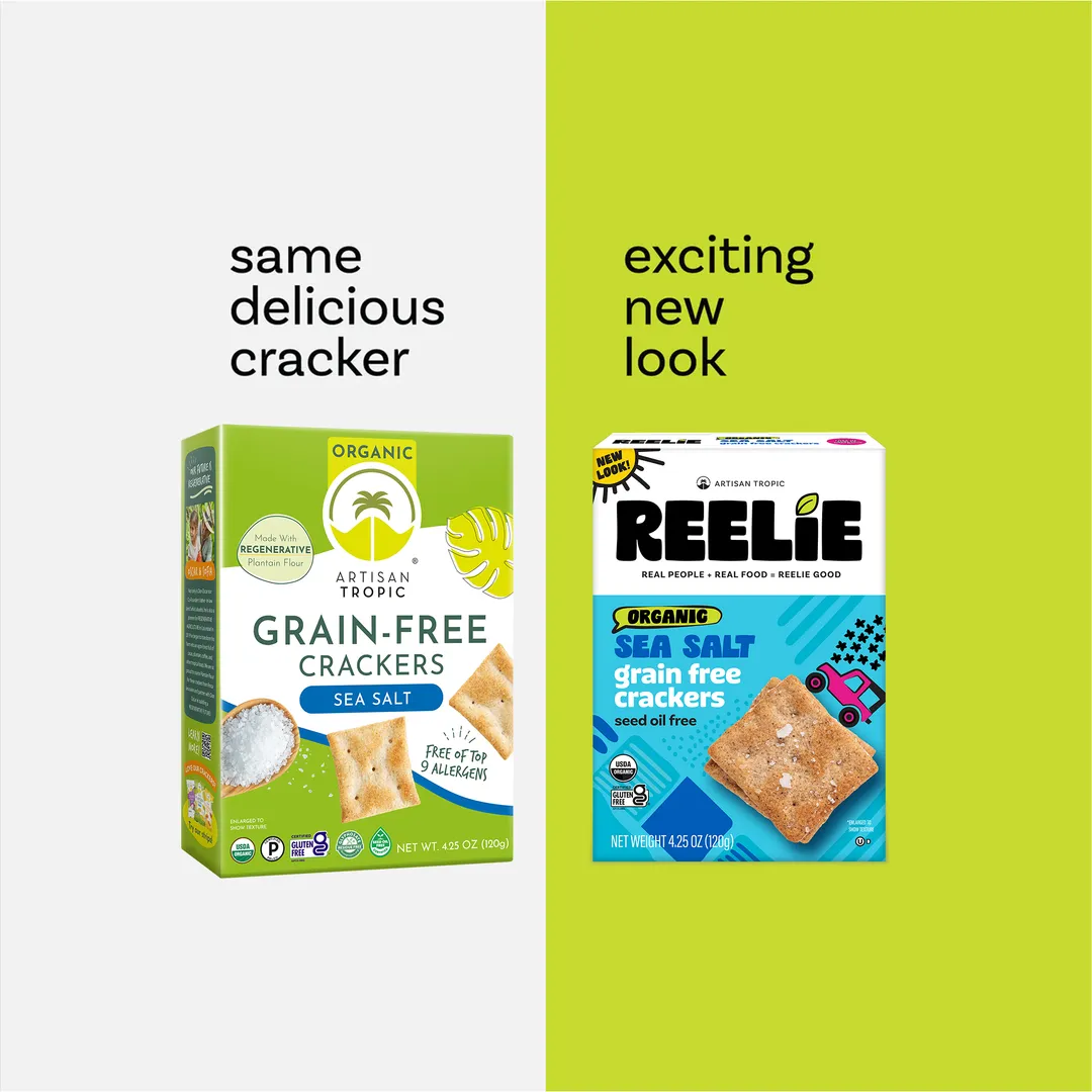 4.25 oz Organic Grain-Free Crackers: Sea Salt